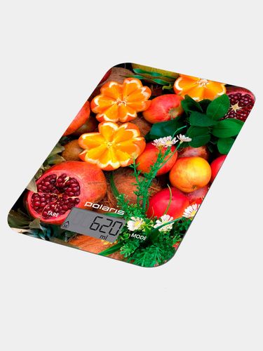 Кухонные весы Polaris PKS 1057DG Fruits, Разноцветный