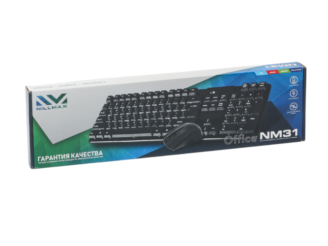 Клавиатура NILLMAX NM31, Черный, в Узбекистане