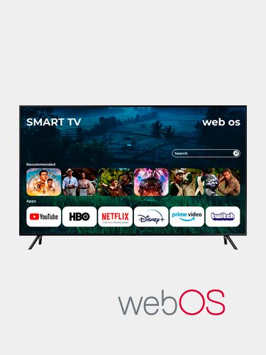 Телевизор смарт MAGNA M43W110F WebOS, 43 дюйма, Черный 