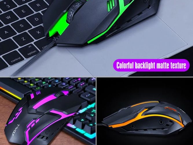 Klaviatura va sichqoncha T-Wolf TF200 USB, qora, купить недорого