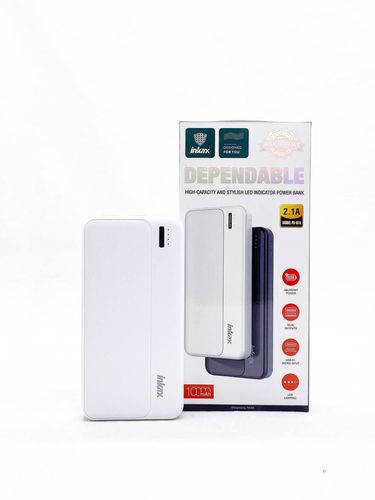Внешний аккумулятор Inkax PB01A 10000mAh, Белый