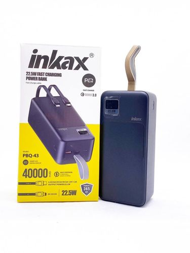 Внешний аккумулятор Inkax PBQ43 40000mAh, Черный