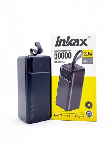 Внешний аккумулятор Inkax PBQ19 50000mAh, Черный, купить недорого