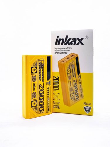 Внешний аккумулятор Inkax PBQ30 20000mAh, Черный
