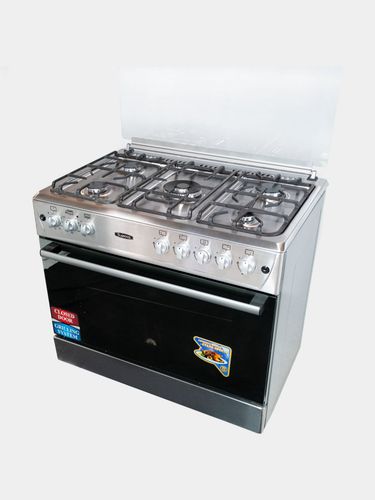 Газовая плита Бирюса U90GG90SS, 90 см, Стальной, купить недорого