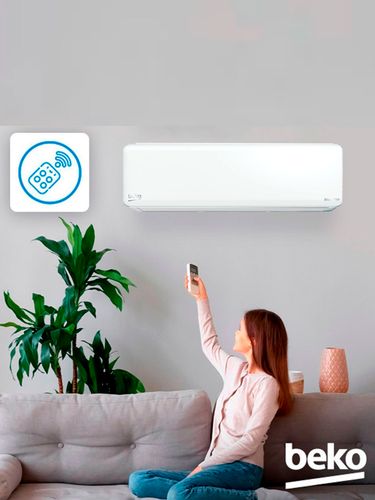 Кондиционер Beko BRHPA 180/BRHPA 181, инвертер, самоочисткa, 54 м², Белый, в Узбекистане
