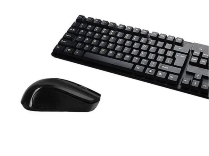 Комплект мышка и клавиатура Wireless TJ-808, Черный, купить недорого