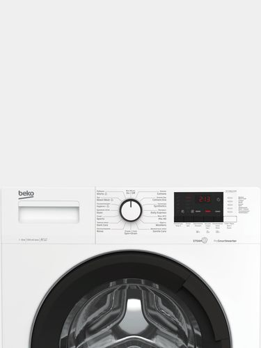 Стиральная машина Beko WTV8612XAW Invertor 8 кг, Белый, в Узбекистане