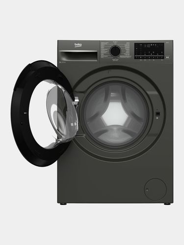 Стиральная машина Beko B3WFT5942MG инвертор 9 кг, Черный, фото