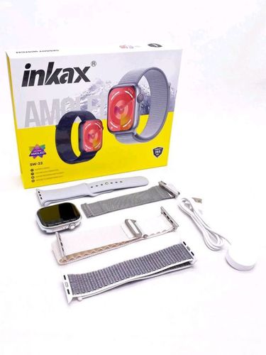 Inkax SW22 smart soati, 53 mm, qora, купить недорого