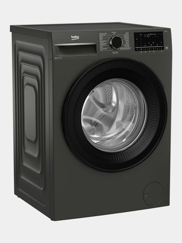 Стиральная машина Beko B3WFT5942MG инвертор 9 кг, Черный, купить недорого