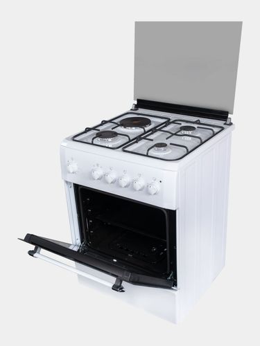 Gaz plitasi Biryusa N60GE07W, oq, в Узбекистане