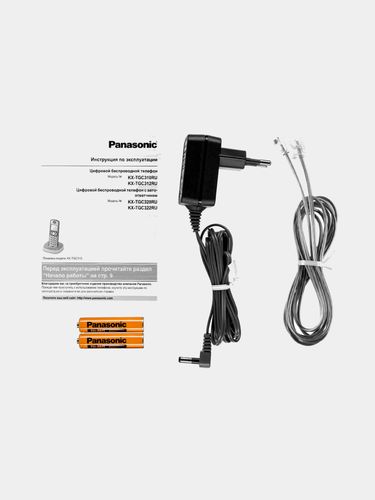 Радио телефон Panasonic KX-PRS110UAW, Черный, фото