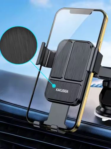 Автомобильный держатель для телефона KAKUSIGA KSC-715B SAITE, Черный, 50000000 UZS