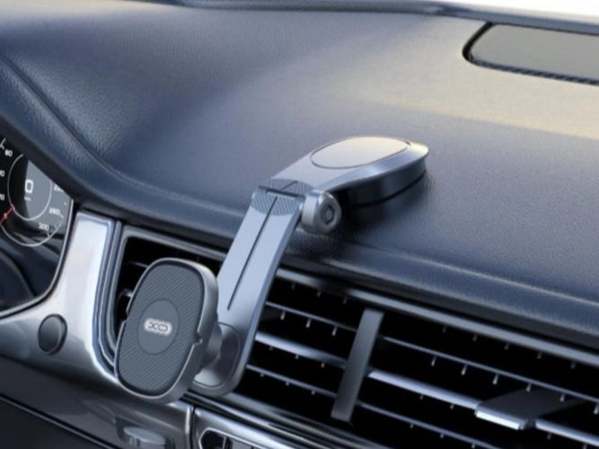 Автомобильный держатель для телефона XO C101, Черный, фото