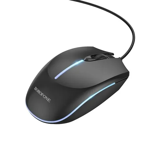 Проводная мышь Borofone BG10, Черный