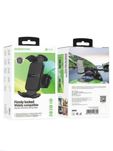 Borofone BH105 velosiped uchun telefon tutqichi, qora