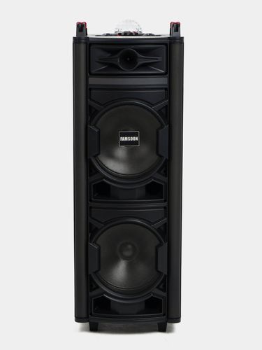 Портативная колонка с микрофоном Famsoon Subwoofer FS-1229, Черный