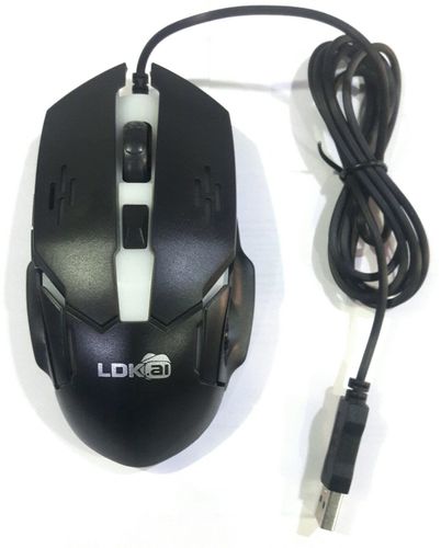 LDK.ai GM100 o‘yin sichqonchasi, qora