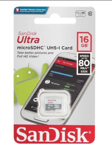 Xotira kartasi Sandisk SDHC Micro Ultra, 16 GB, в Узбекистане
