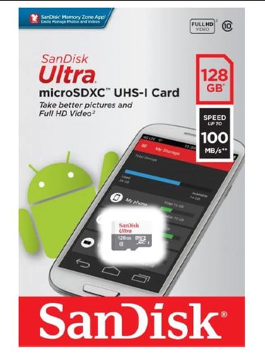 Xotira kartasi Sandisk SDHC Micro Ultra, 128 GB, купить недорого