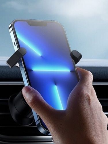 Автомобильный держатель для телефона BASEUS STABLE GRAVITATIONAL CAR MOUNT, Черный, фото