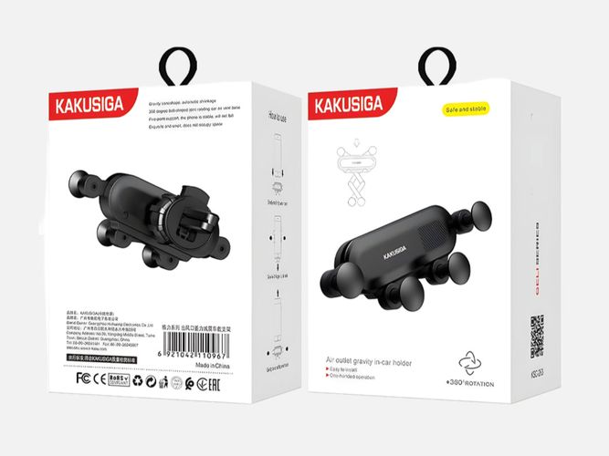 Автомобильный держатель для телефона Kakusiga KSC-263, Черный