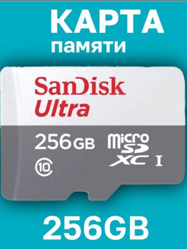 Xotira kartasi Sandisk SDHC Micro Ultra, 256 GB