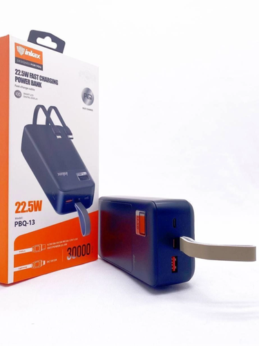 Внешний аккумулятор Inkax PBQ13 30000mAh, Черный, купить недорого