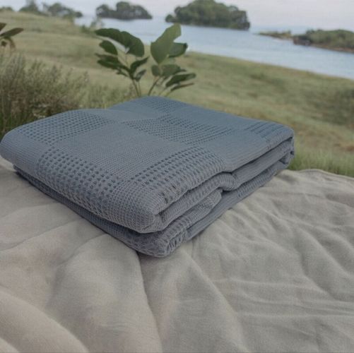 Linens 2252 bir yarimtalik choyshab, 160x220 sm, to‘q ko‘k, фото