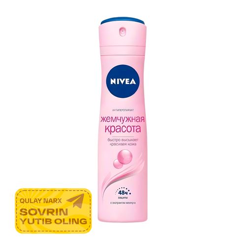 Dezodorant Nivea Go‘zallik marvaridi 48s, 150 ml (Andijon uchun)