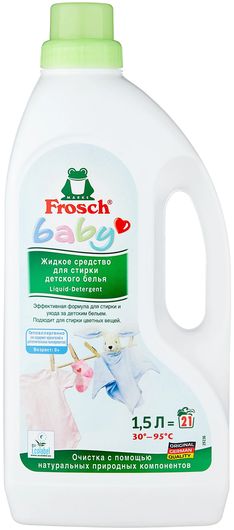 Жидкое средство Frosch для стирки детского белья, 1.5 л ⭐ купить по ...