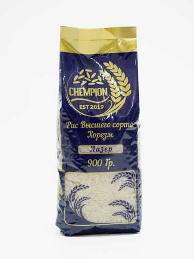 Рис лазер Хорезм Chempion, 900 гр ⭐ купить по цене 23,990 сум в ...